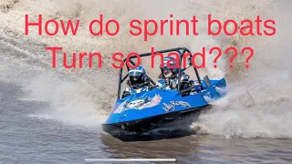 What makes a sprint boat turn so hard??