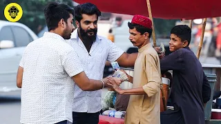 Giving Extra Money To Daal Chawal Wala