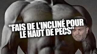 L'Incliné pour les pectoraux = CONTRE-PRODUCTIF