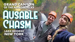 😮GRAND CANYON of the Adirondacks: Ausable Chasm | Lake Placid💎 Hidden Gem