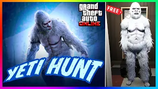 GTA 5 Online - How To Spawn "YETI" Monster Event - UNLOCK Rare Christmas Yeti Outfit 2023! (GTA V)