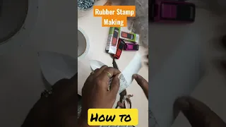 How to make Rubber Stamp at home | #stamp #shorts #viral