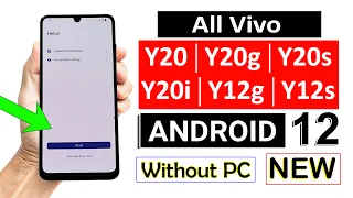 Vivo Y20/Y20g/Y20s/Y20i/Y12g/Y12s... Google Account Bypass ANDROID 12 ✅ (without pc) Easy Method