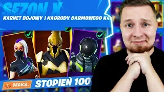 💲 KUPIŁEM "100 STOPNI" KARNETU *SEZONU 10* w Fortnite! NIESAMOWITE SKINY!