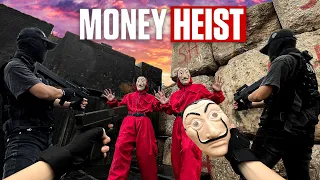 MONEY HEIST vs POLICE in REAL LIFE ll DIAMOND BLOOD 1.0 ll (Epic Parkour Pov Chase)