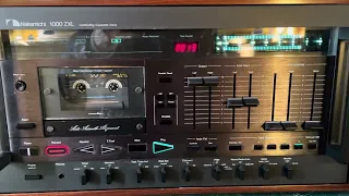 Nakamichi 1000ZXL Recording DEMO Type 2 Tape Dolby Out