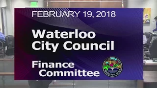 Waterloo City Council Meeting - February 19, 2018