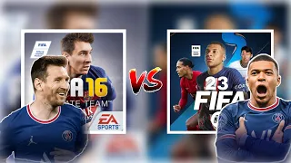 FIFA MOBILE 16 Vs FIFA MOBILE 23 COMPARISON: GRAPHICS, ANIMATION, CELEBRATIONS...