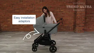 Коляска Valco Baby Snap 4 Ultra Trend 2 в 1 - установка люльки