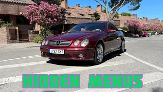 Mercedes-Benz CL55 AMG (500hp) review and hidden menus