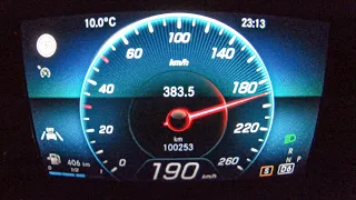 Mercedes-Benz A 180d AMG (2022) - Acceleration 0-190 (TOP SPEED)