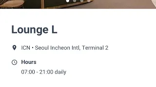 Priority Pass Lounge Korea: Lounge L walk through