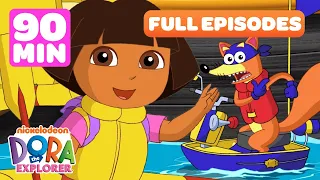 Dora FULL EPISODES Marathon! ➡️ | 4 Full Episodes - 90 Minutes! | Dora the Explorer