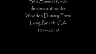 GM SAMUEL KWOK  WOODEN DUMMY .