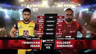Tamil Veerans Vs Gujarat Warriors | MTV Super Fight League | Tribhuvan Issar Vs Kuldeep Shekhon