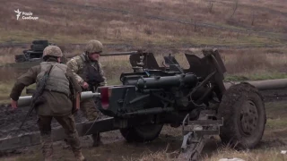 Сотим калібром по полігону на Луганщині
