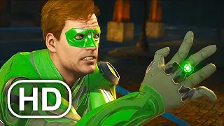 JUSTICE LEAGUE Superman Breaks Green Lantern's Hand Scene 4K ULTRA HD - Injustice 2 Cinematic