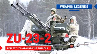 ZU-23-2 anti-aircraft gun | Moderate for air defence, perfect for ground fire support