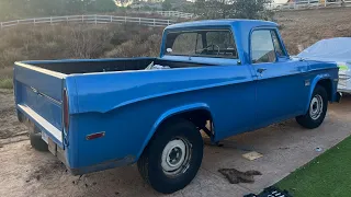 71 Dodge D100 HEMI Swap Project - Day 2