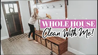 WHOLE HOUSE CLEAN WITH ME + Packing For Vacation