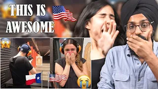 Indians React to Brits Shoot Guns for the first time in TEXAS!