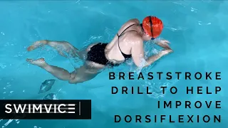 Breaststroke Drill to Improve Dorsiflexion | SWIMVICE