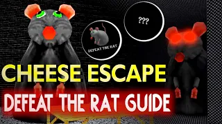Cheese Escape [Defeat The Rat Guide] | ROBLOX