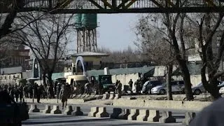 Taliban suicide bomber targets Kabul police base