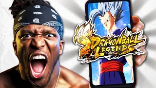 I used KSI's Team in Dragon Ball Legends