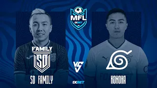 1XBET MEDIA FOOTBALL LEAGUE | SD FAMILY vs KONOHA | ГРУППА Б