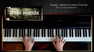 Chopin - Waltz in A minor Tutorial