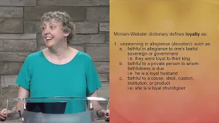 2023 Q3 Lesson 11: Practicing Supreme Loyalty to Christ (Sep. 9)