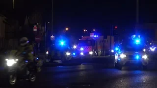 Armed Police Escort DOUBLE MURDER CAT-A High-Profile Prisoners in Liverpool (X12 Vehicles)