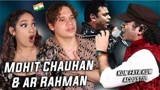 Waleska & Efra react to MAGICAL Acoustic Live of  Kun Faya Kun by Mohit Chauhan & A.R. Rahman