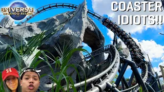Coaster Idiots Go To Universal Orlando! - ElToroRyan & Wifey Ride VelociCoaster!! - Day 1 (Nov 2021)