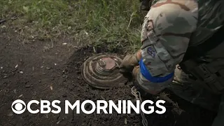 Ukrainian demining troops put their lives on the line to help save others