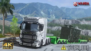 Warning: Massive ‼️oversized load ahead in Truckers of Europe 3 gameplay