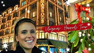 VLOGMAS 2019- Day 17- Harrods Christmas Tour+Food Hall *WARNING IF YOU ARE HUNGRY*