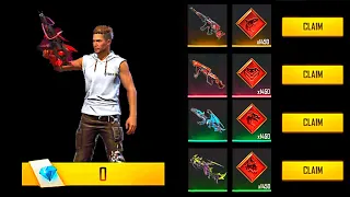 ADAM GOT 🎁 EVO SCAR 😱 0💎 FREE EVO SKINS 🔥 FREE FIRE