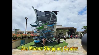 [4K] Ala Moana Shopping Center Walk on 5/3/24 in Honolulu, Oahu, Hawaii