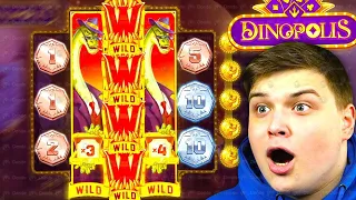 My BIGGEST EVER DINOPOLIS WIN!!.. (BONUS BUYS)