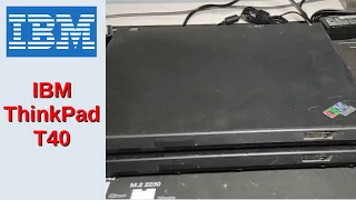 IBM ThinkPad T40