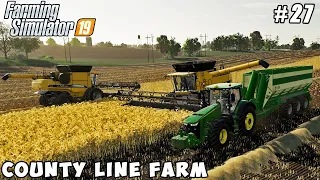 planting corn, harvesting triticale, sugar factory | County Line Farm | Farming simulator 19 | ep#27