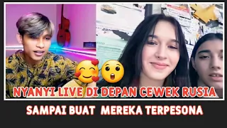 LIVE!!! Nyanyiin Cewek Rusia Lagu Lela Lela Le Song Sukses Buat Mereka Kaget Dan Geleng-Geleng