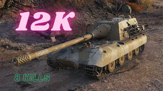 Jagdpanzer E 100 - 12K Damage 8 Kills World of Tanks