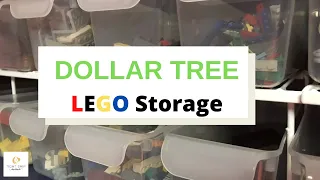 LEGO Organization (with Dollar Tree and Walmart Products!)