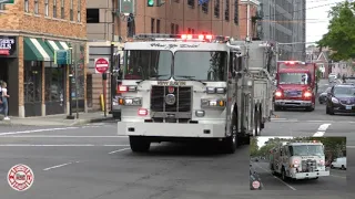 New Haven Fire Department Truck 1, SOC 1 for a working fire + Engine 11 and multiple AMR w/ Nelson!