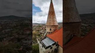 Castelul Corvinilor din Hunedoara, la înălțime #shorts