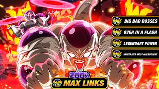 200% LEADER SKILL BUFF! LEVEL 10 LINKS 100% RAINBOW STAR LR STR FULL POWER FRIEZA! DBZ Dokkan Battle