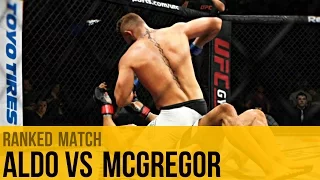 EA Sports UFC 2 | José Aldo vs Conor McGregor | Online Ranked Match